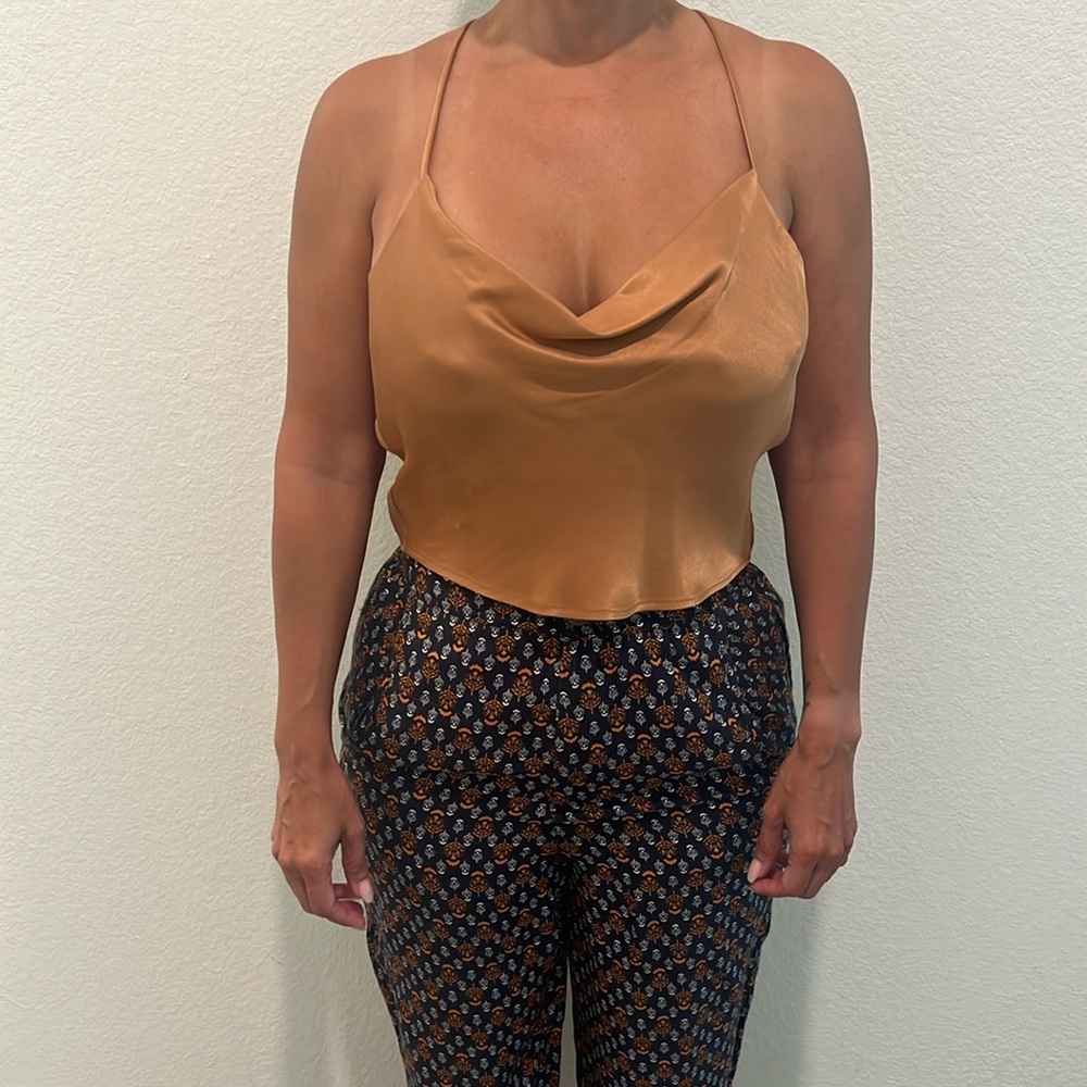 Zara copper camisole